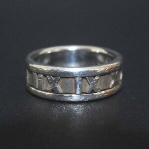 Tiffany & Co Atlas Ring 925sv No 9 Silver
